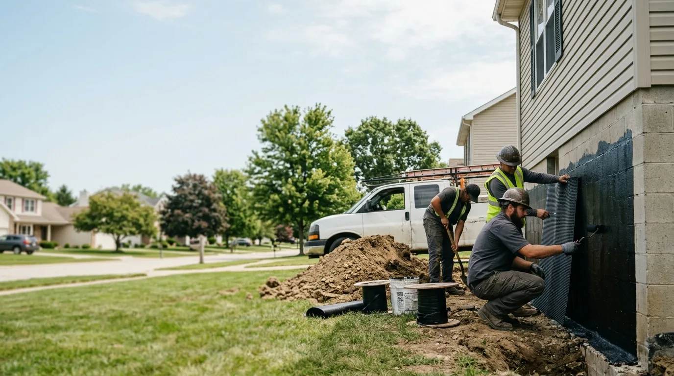 Basement Waterproofing in Waynesville, IL near me